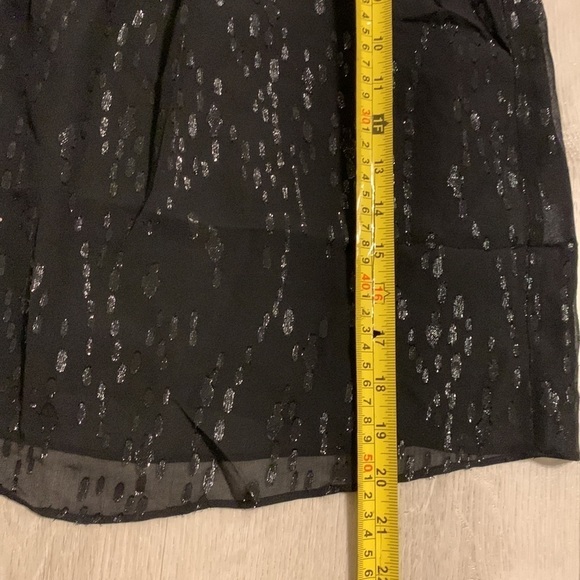 Lilly Pulitzer Emilee Long Sleeve Off Shoulder Blouse Onyx Silk Chiffon S $188 - Picture 9 of 11